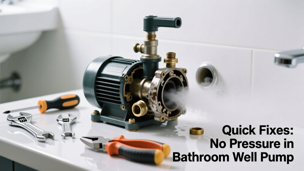 Well Pump No Pressure in Bathroom: Quick Fixes