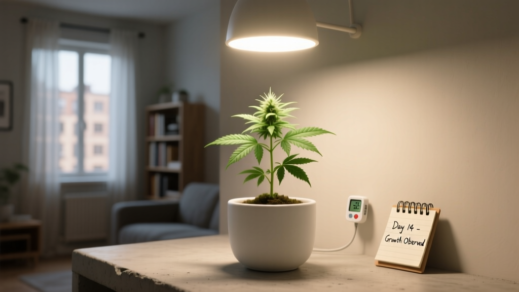 Grow Small Marijuana Plants Indoors in Low Light
