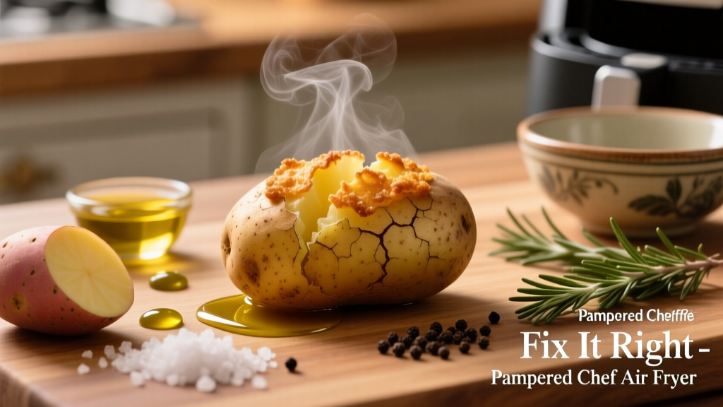 Baked Potato Pampered Chef in Air Fryer: Fix It Right