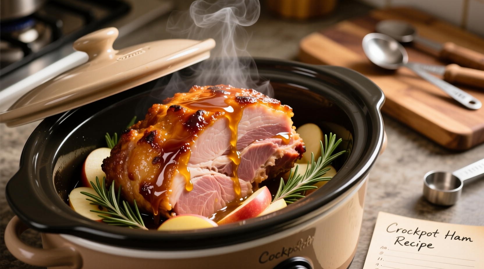 how to cook ham in crockpot