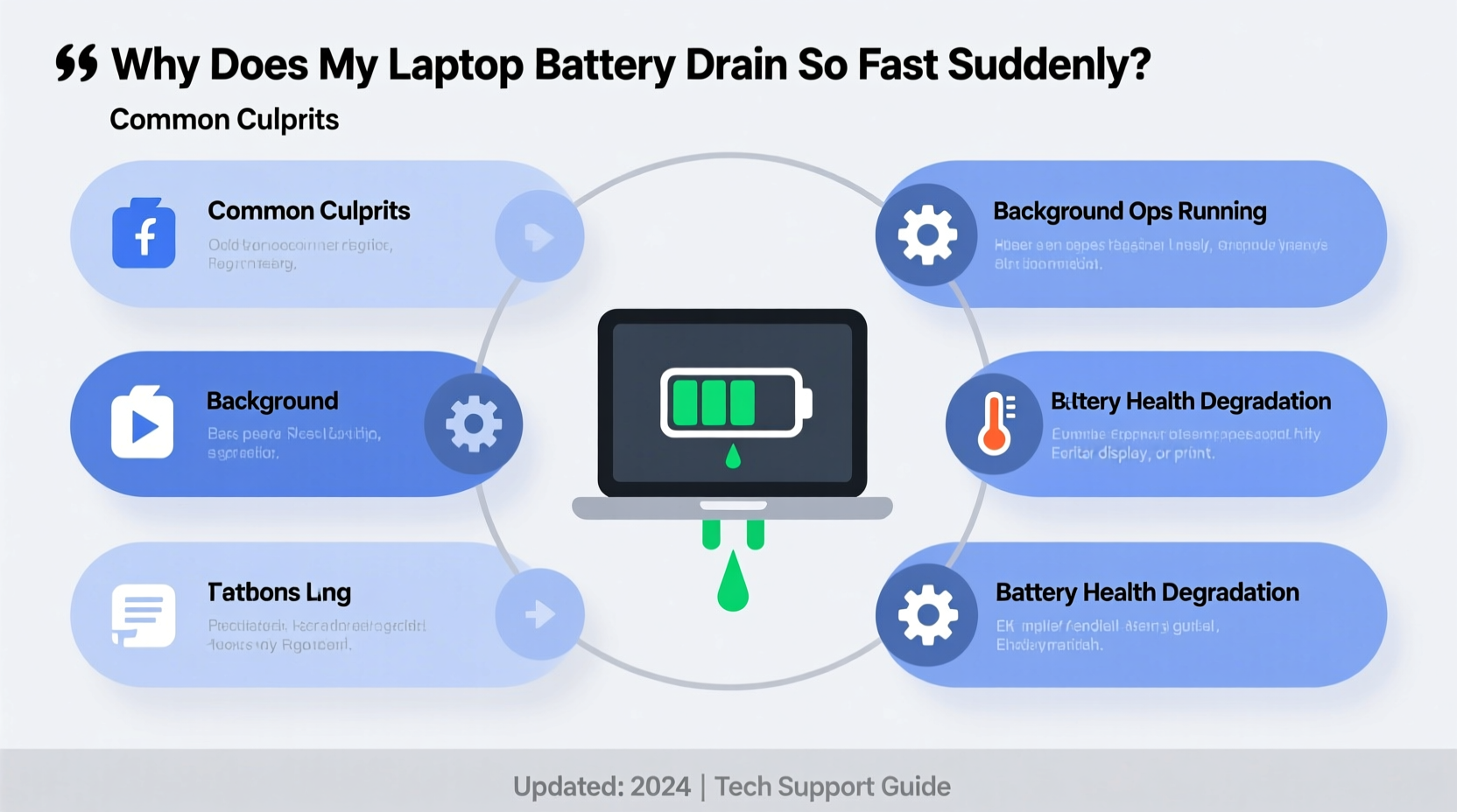 why does my laptop battery drain so fast suddenly troubleshooting common culprits