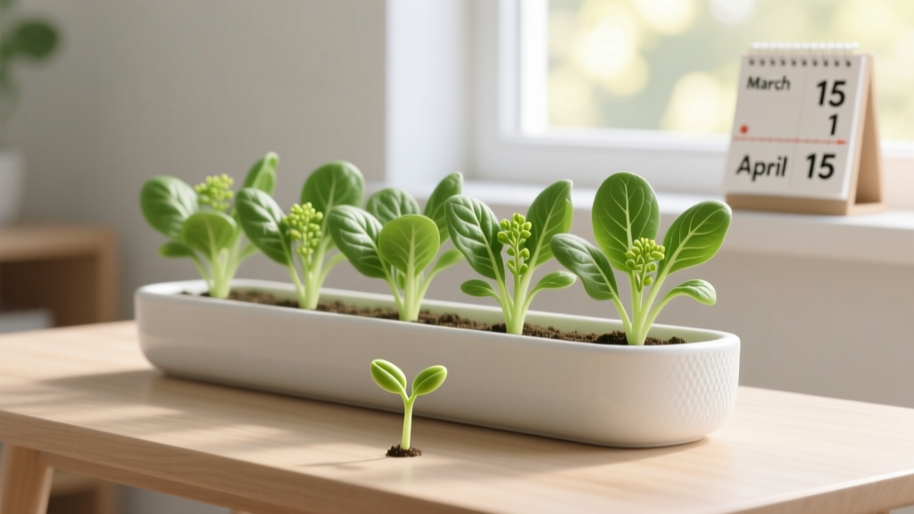 Mustard Greens Bolting: Indoor Sowing Timing Guide