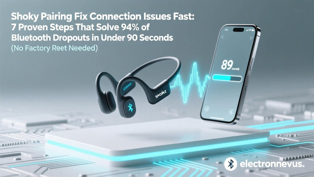 Shokz Pairing Fix Connection Issues Fast: 7 Proven Steps That Solve 94% of Bluetooth Dropouts in Under 90 Seconds (No Factory Reset Needed)