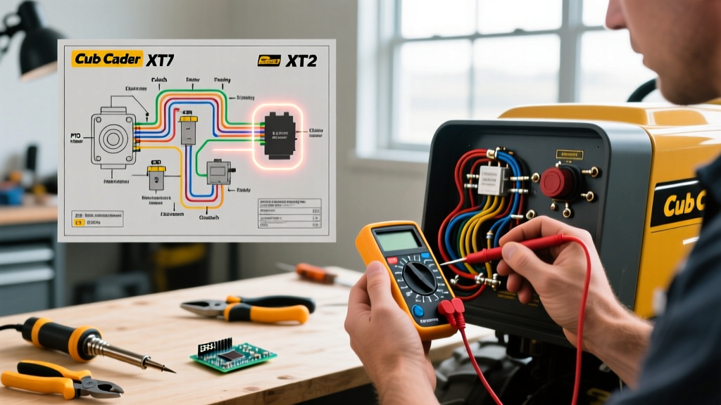 Reading a Wiring Diagram for Cub Cadet XT1 & XT2 Tractors