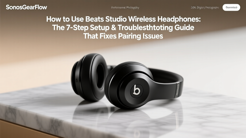 Beats Studio Wireless Setup & Troubleshooting (2026)