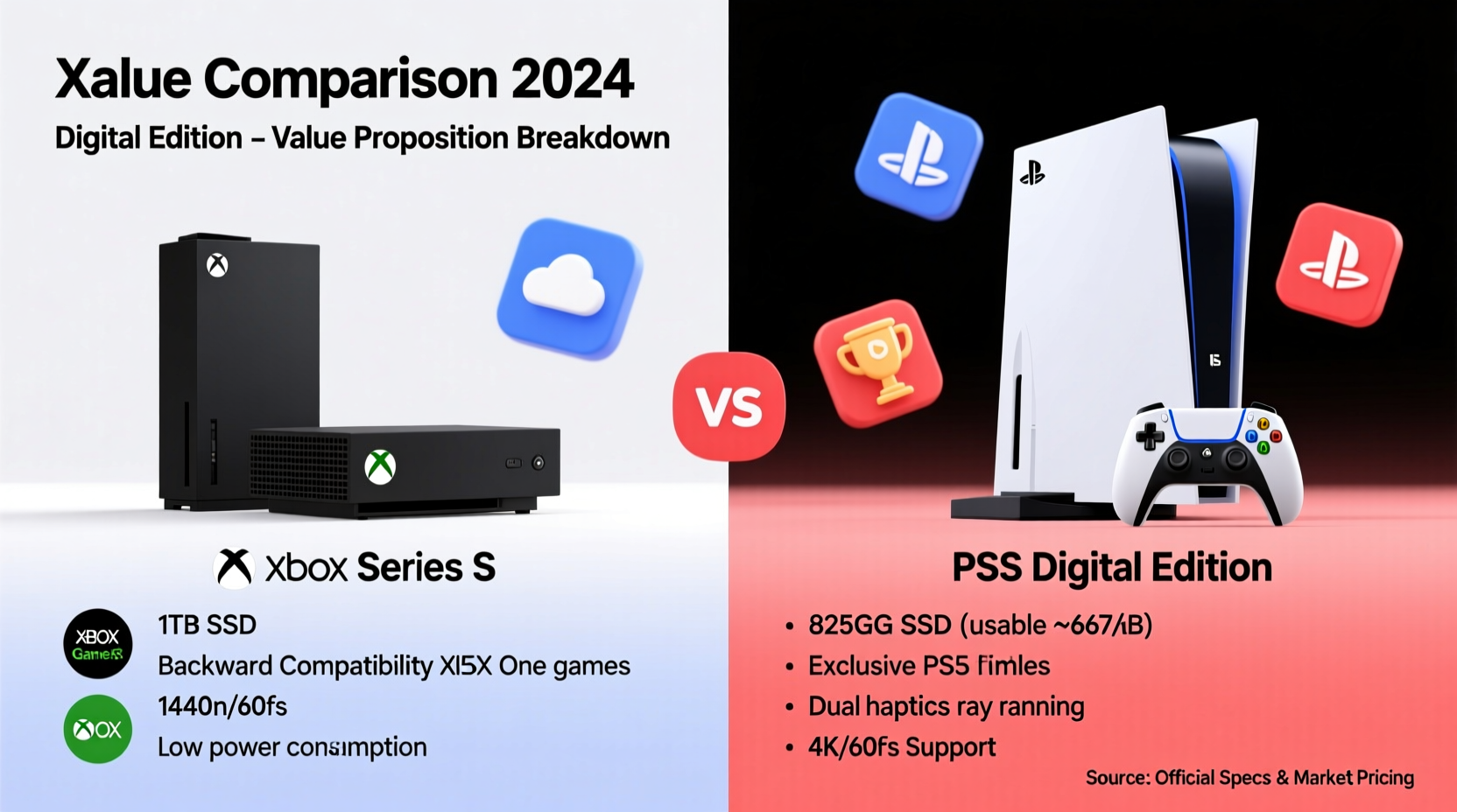 xbox series s vs ps5 digital edition value proposition breakdown