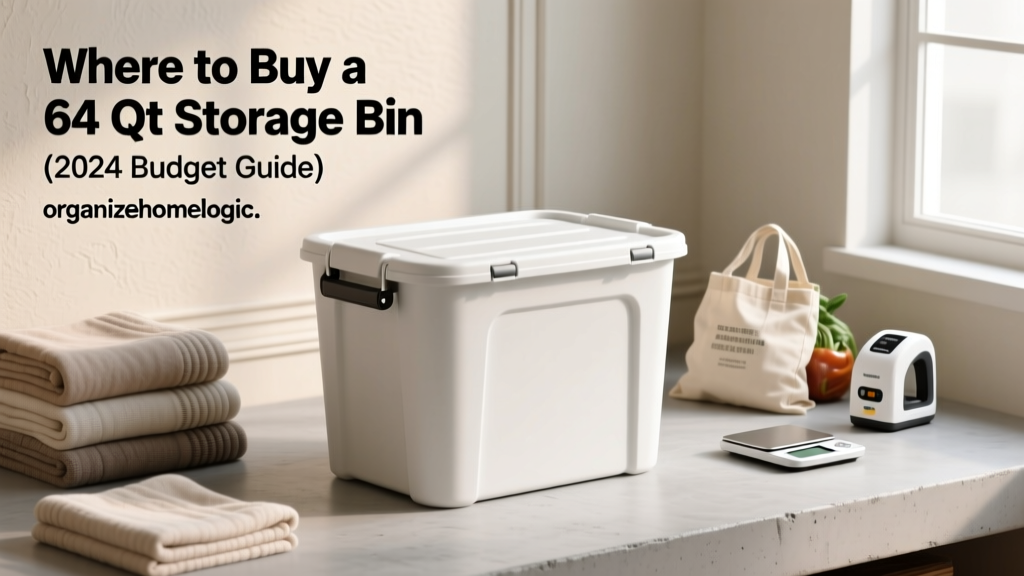 Where to Buy a 64 Qt Storage Bin (2024 Budget Guide)