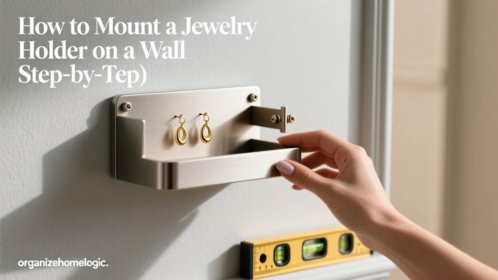 How to Mount a Jewelry Holder on a Wall (Step-by-Step)