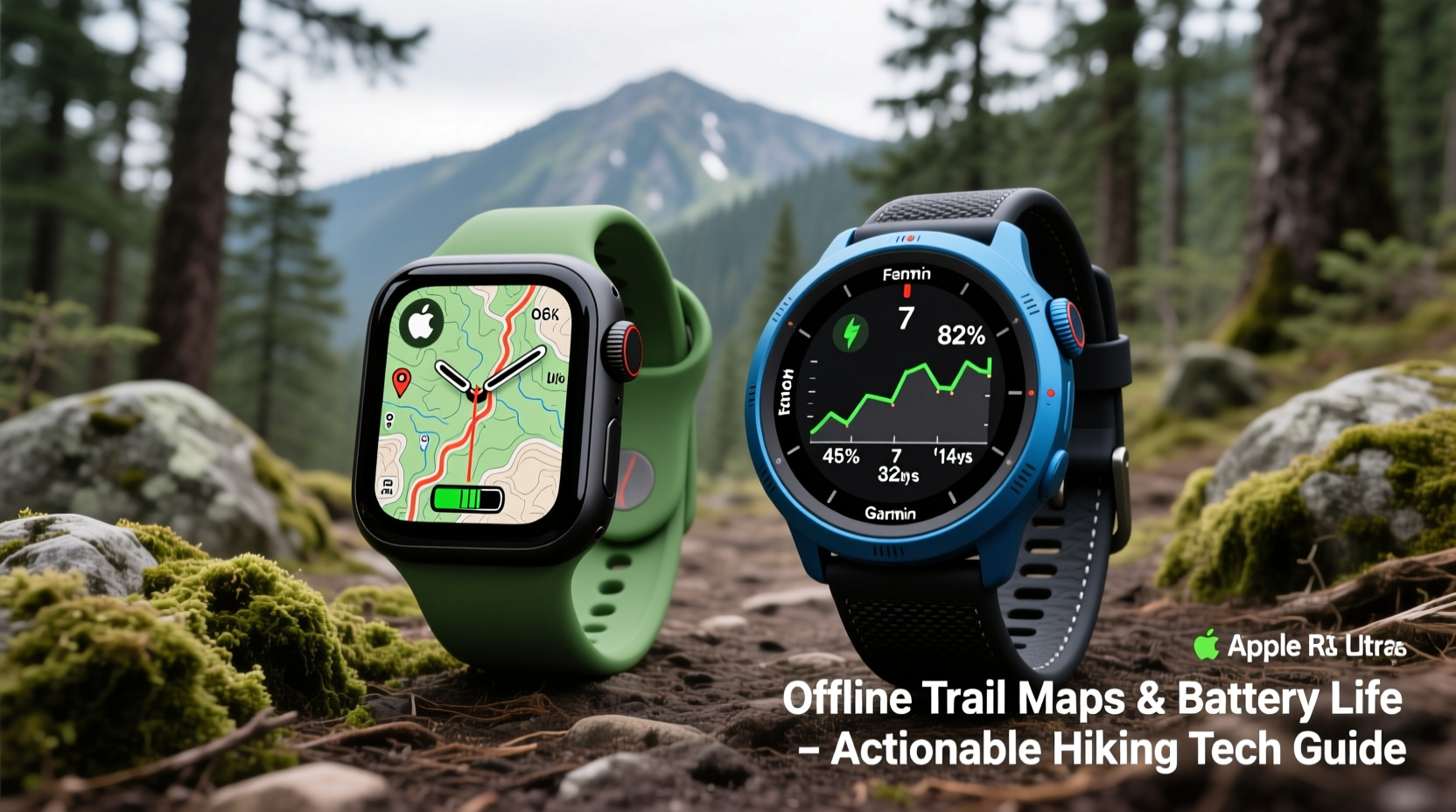 Apple Watch Ultra vs Garmin Fenix for Hikers