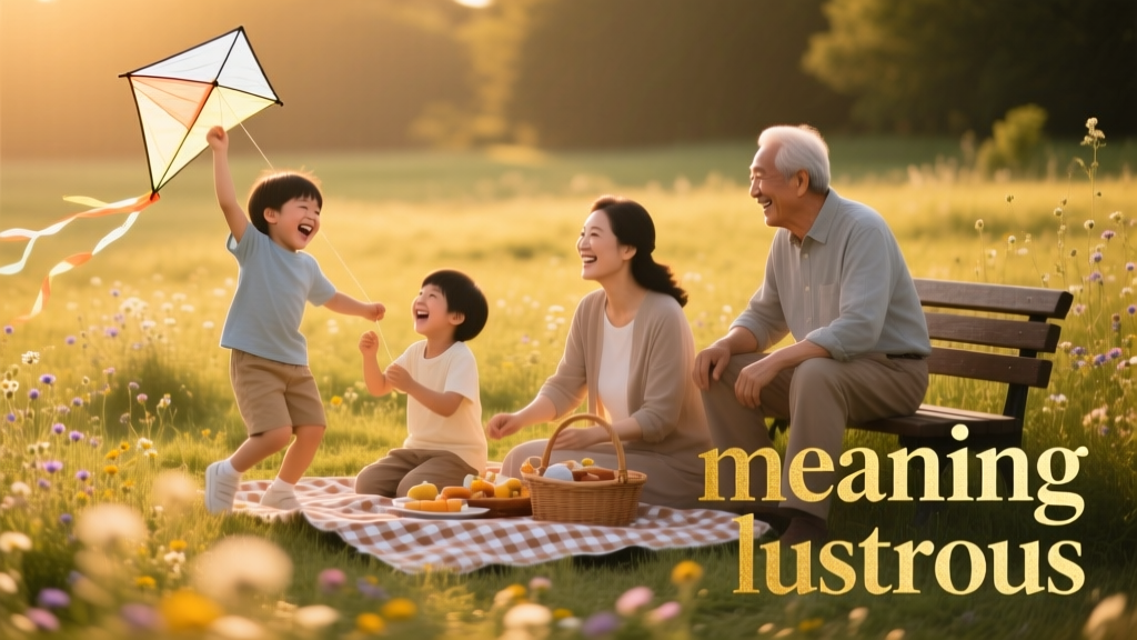 Meaning Lustrous: How Intentional Parenting Cultivates Depth, Light, and Lasting Well-Being