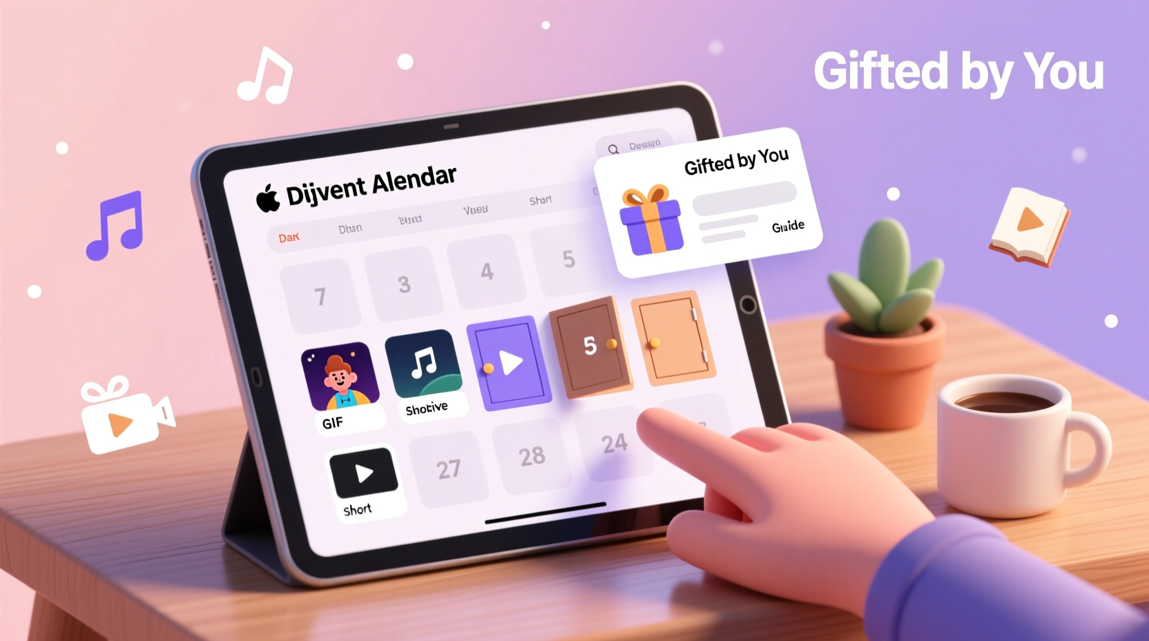 how to gift a digital advent calendar subscription instead of physical treats