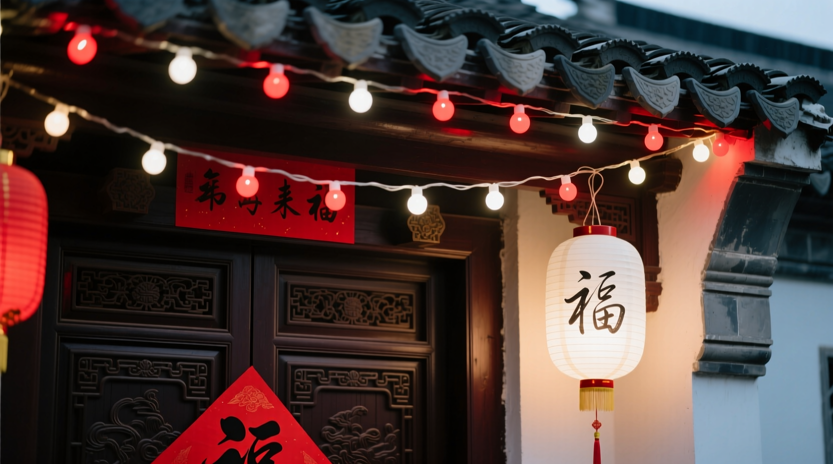 why do some households use red and white lights instead of multicolor
