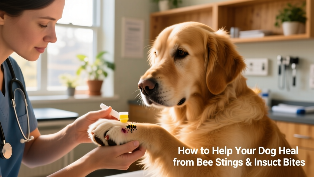 How to Help Your Dog Heal from Bee Stings & Insect Bites