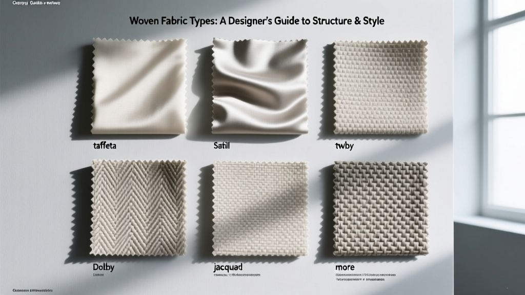 Woven Fabric Types: A Designer’s Guide to Structure & Style