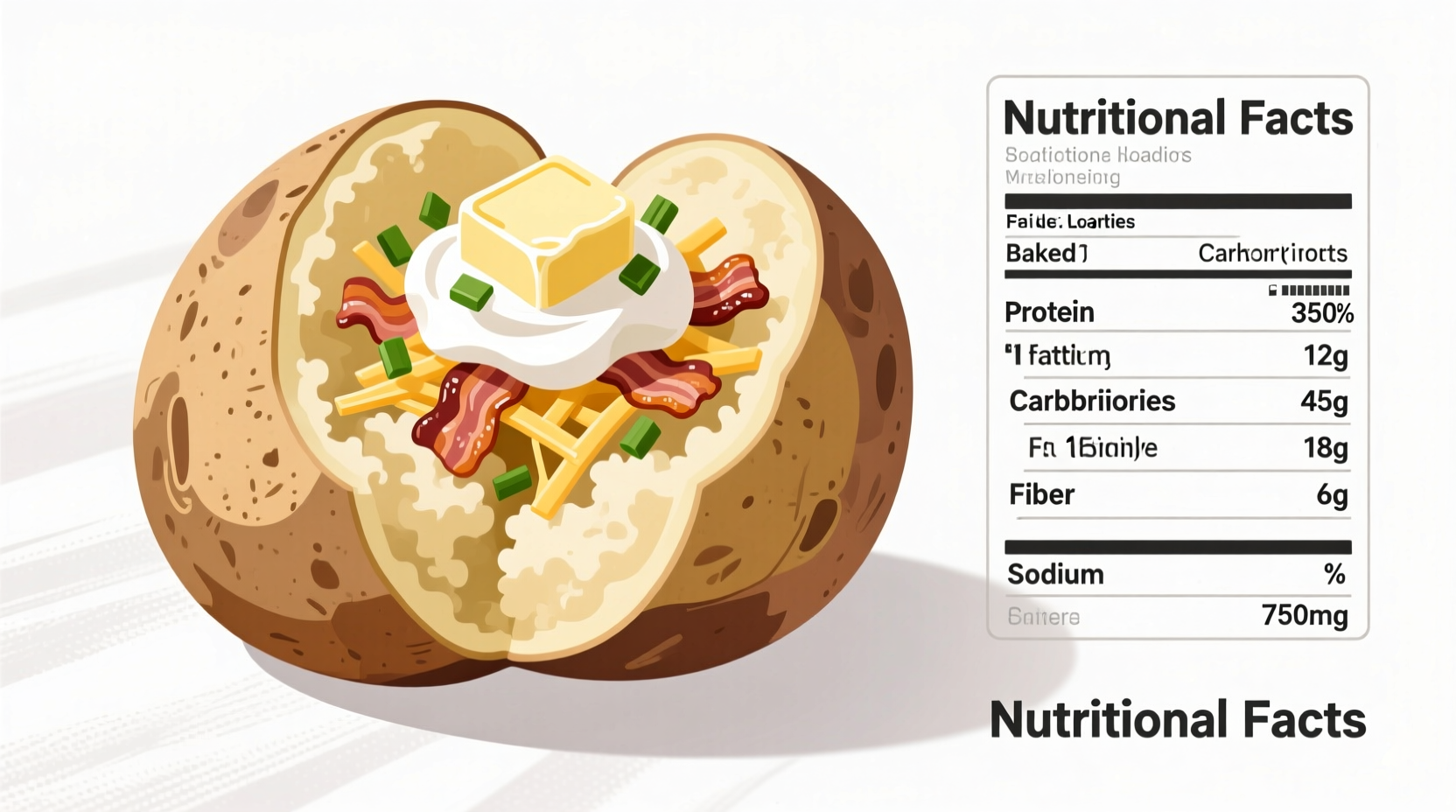 Loaded Baked Potato Nutrition Facts & Healthier Options