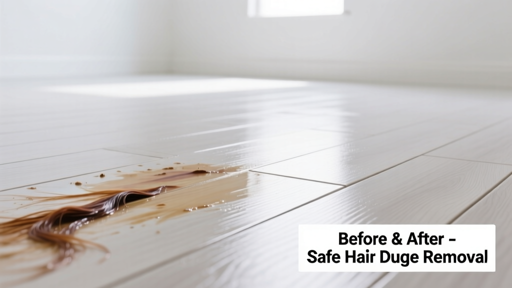 How to Remove Hair Dye from Vinyl Flooring Safely