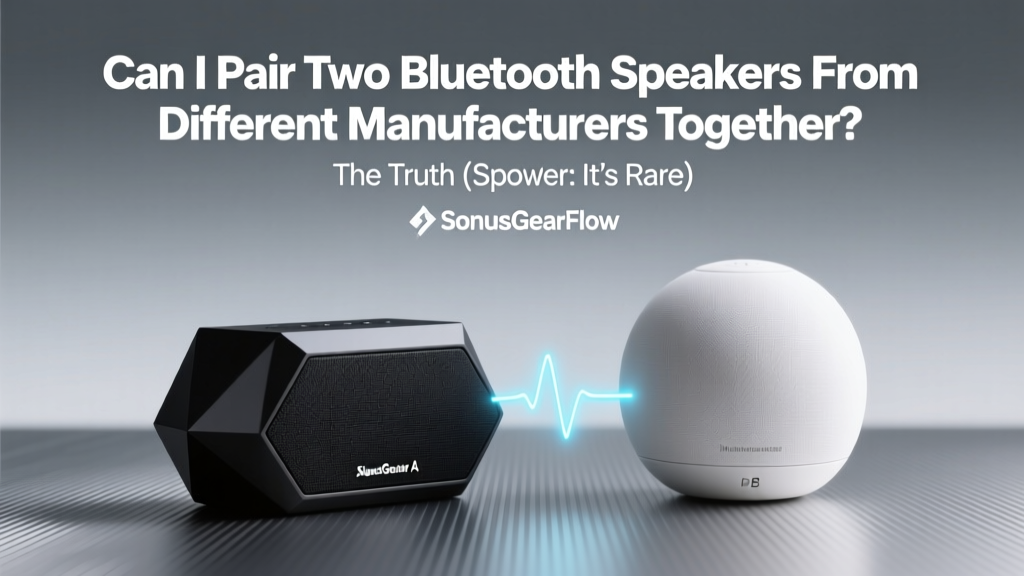 Pair Two Bluetooth Speakers: When It Actually Works