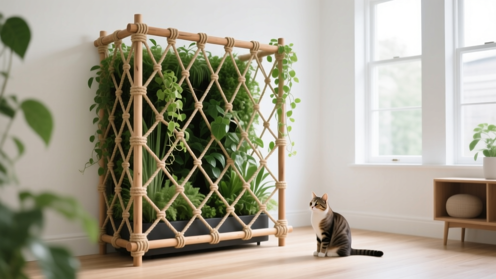 Cat-Safe Indoor Trellis Netting: Vet-Approved & Non-Toxic