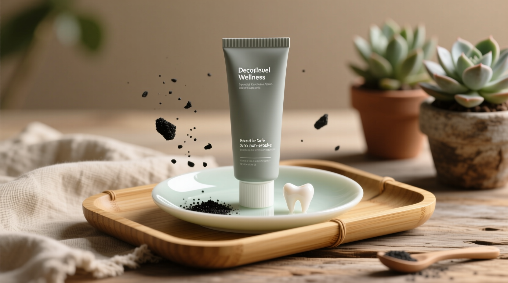 charcoal toothpaste porcelain veneers safety facts