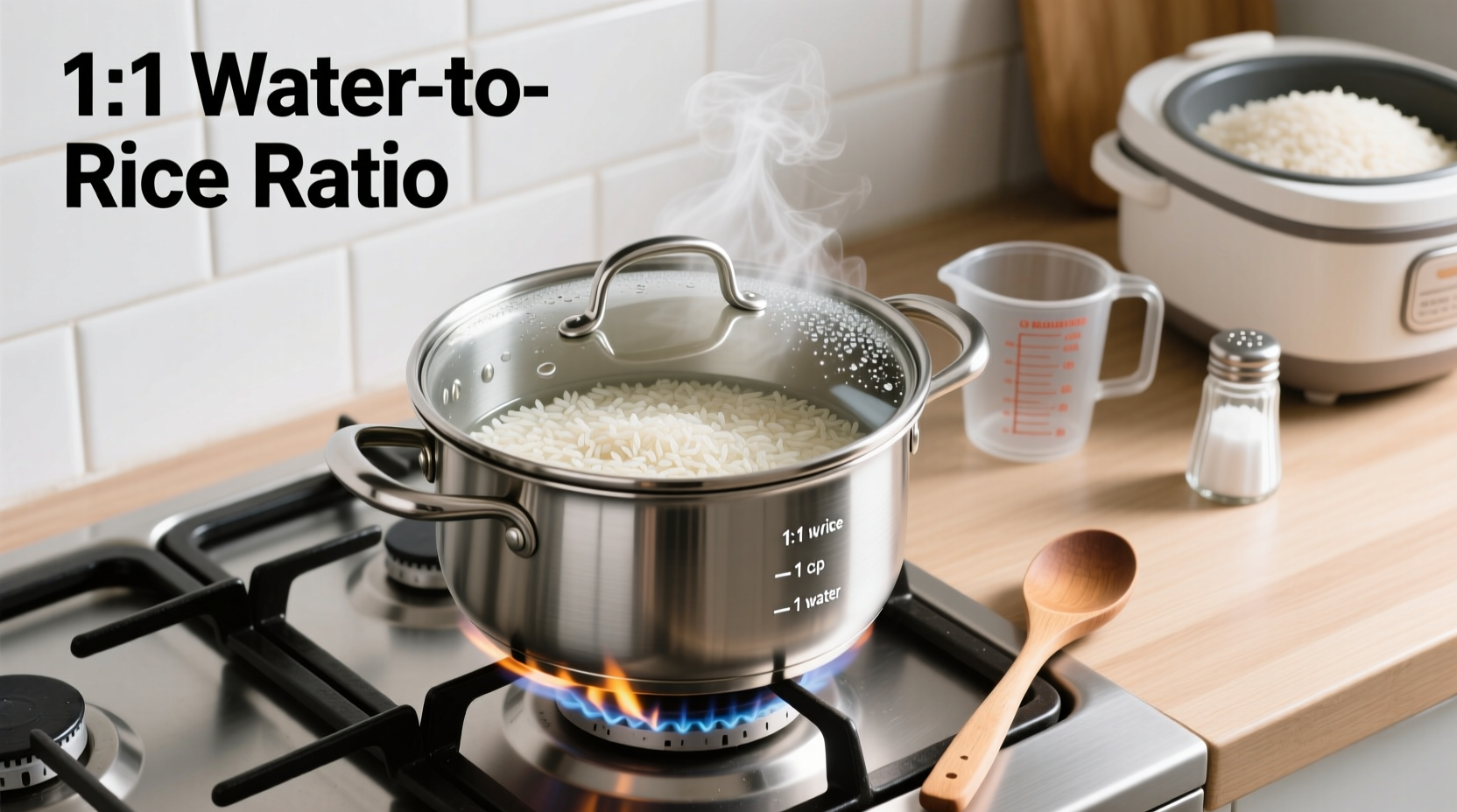 how to cook rice on a stove