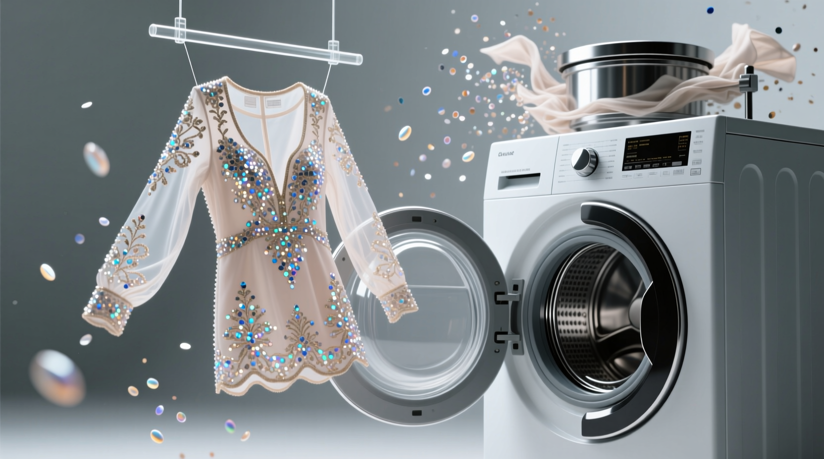 laundry tips front load vs top load for sequins