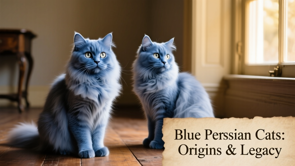 Blue Persian Cats: Facts, Pictures, Origin & History