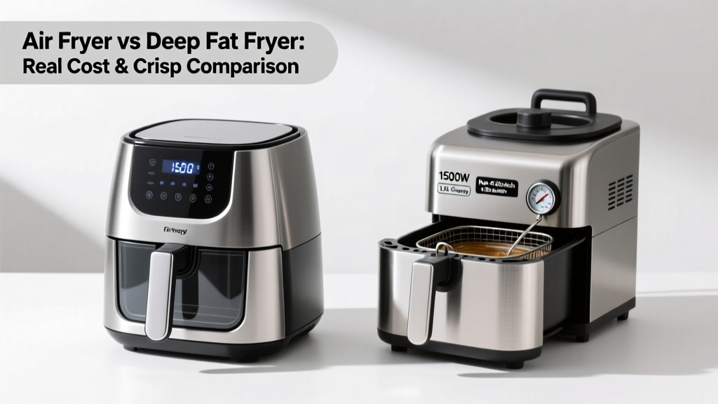 Air Fryer vs Deep Fryer: Cost, Crisp & Health Compared