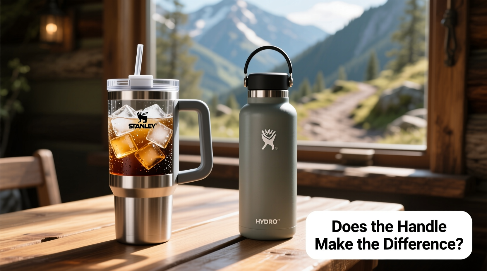 stanley tumbler vs hydro flask does the handle really make that much difference