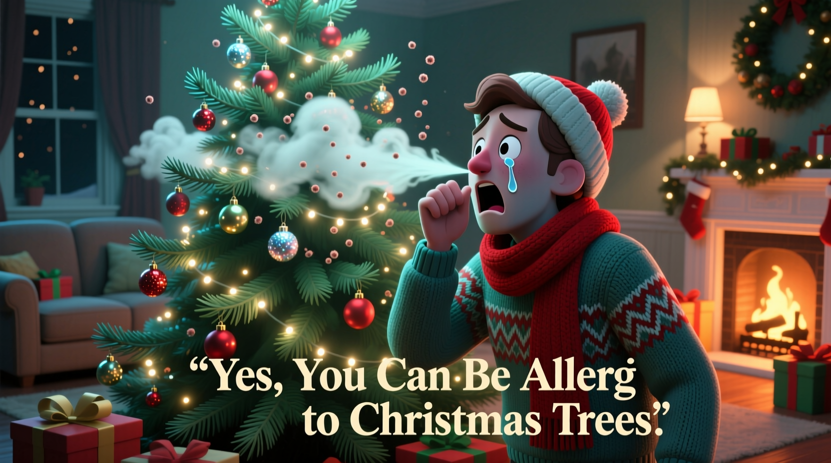 can you be allergic to christmas trees