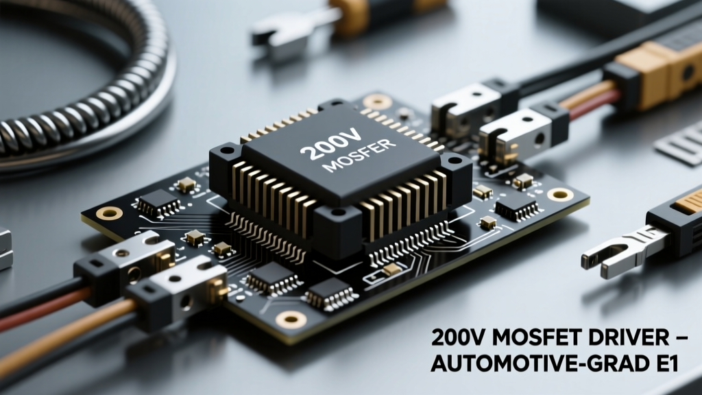 200 V MOSFET Driver Handles Automotive Applications: Robustness, Integration, and Real-World Validation