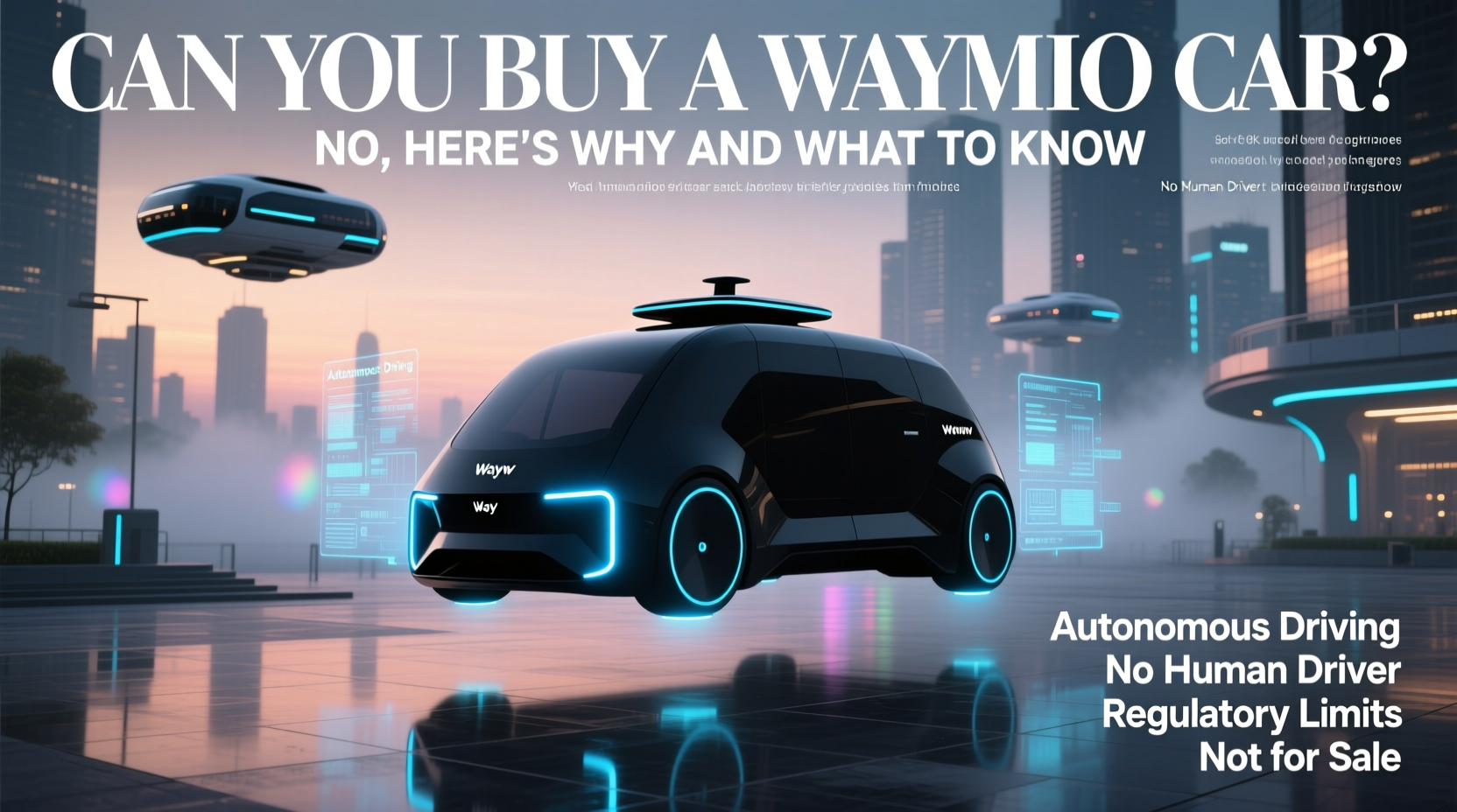 can you buy a waymo car