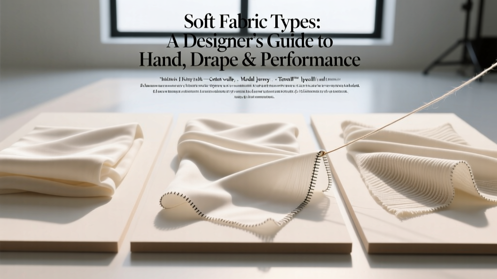 Soft Fabric Types: A Designer’s Guide to Hand, Drape & Performance