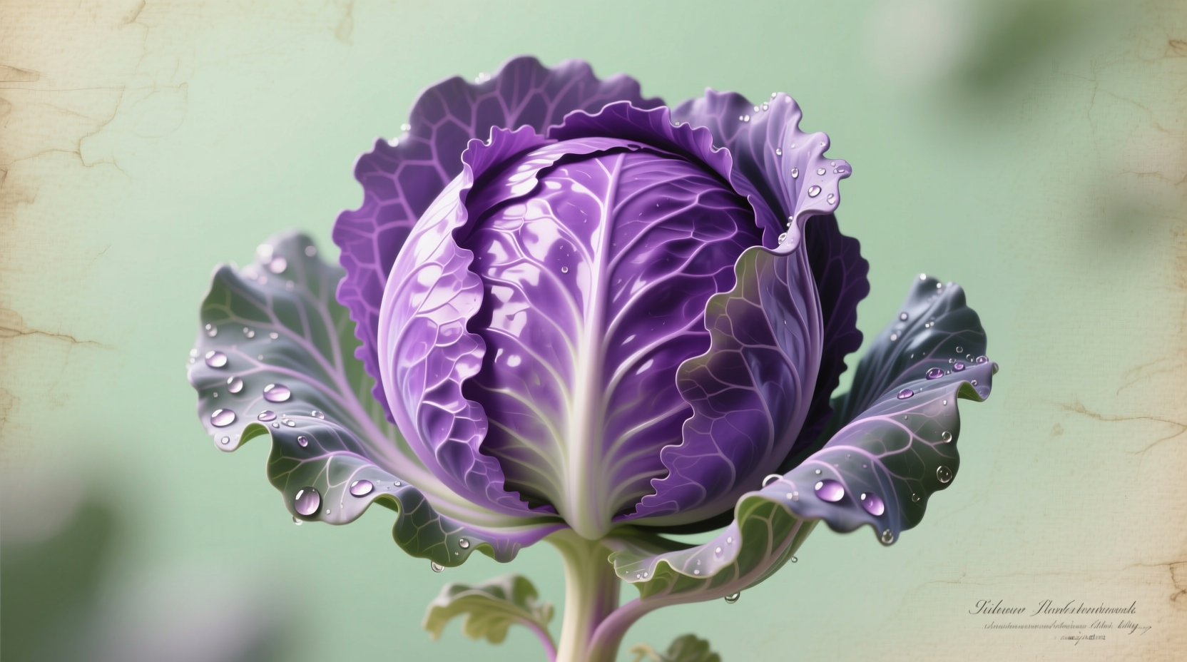 cabbage plant purple