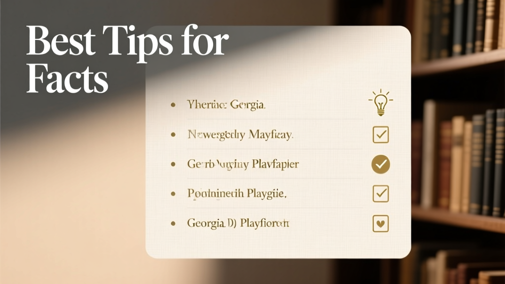 Best Tips for Facts: Precision, Verification, and Practical Application