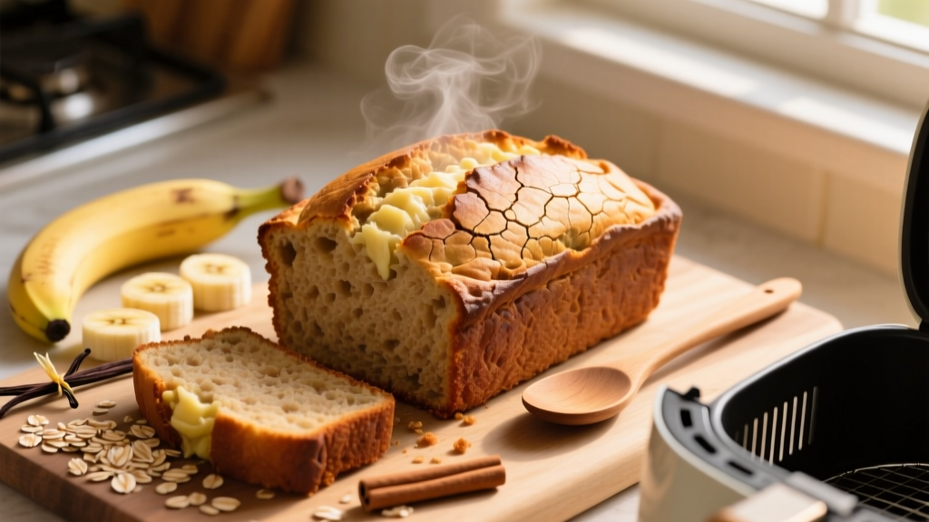 Air Fryer Banana Oat Bread: Crispy-Edged & Tender Inside