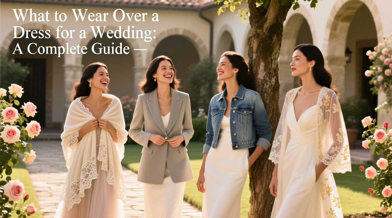 what to wear over a dress for wedding