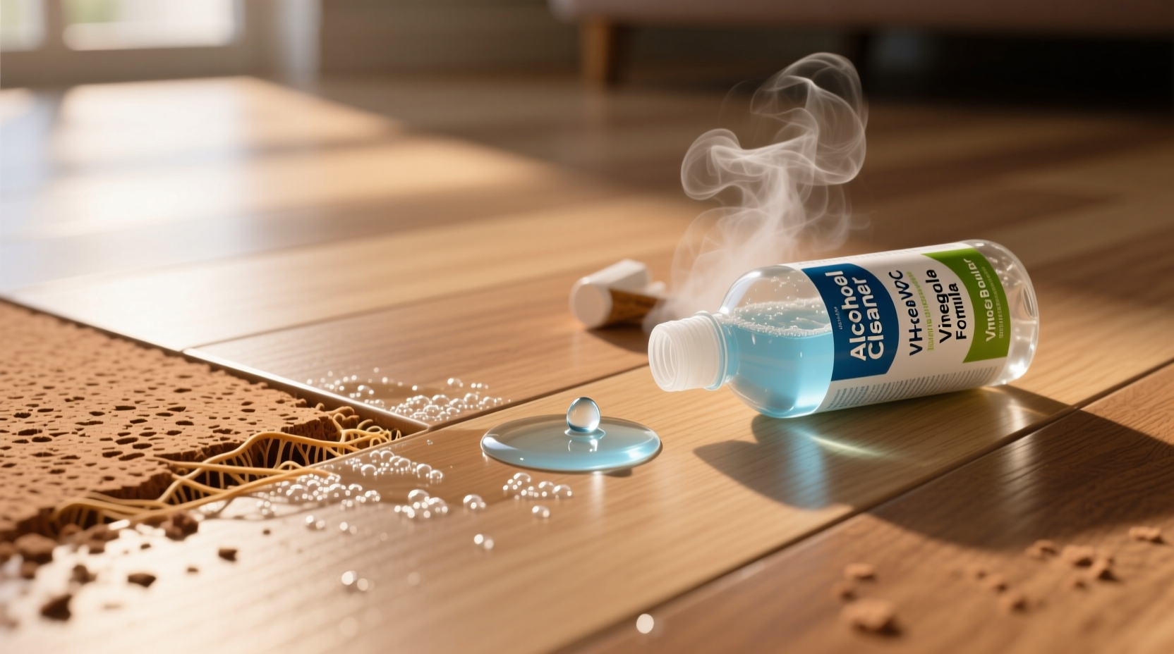cork floor cleaner radiant heat safety