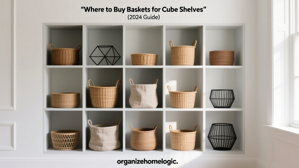 Where to Buy Baskets for Cube Shelves (2024 Guide)