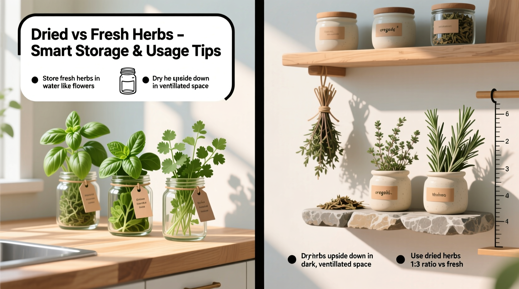 dried vs fresh herbs smart storage and usage tips