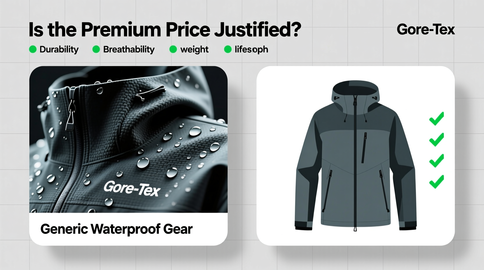gore tex vs generic waterproof gear is the brand name worth the price tag
