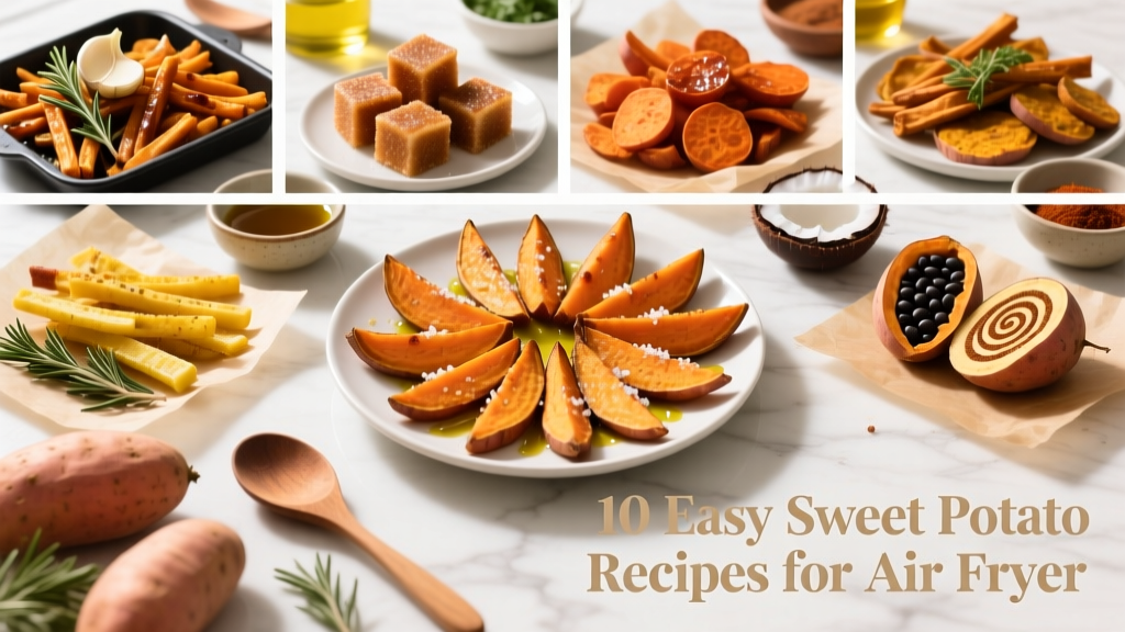 10 Easy Air Fryer Sweet Potato Recipes (Crispy & Healthy)