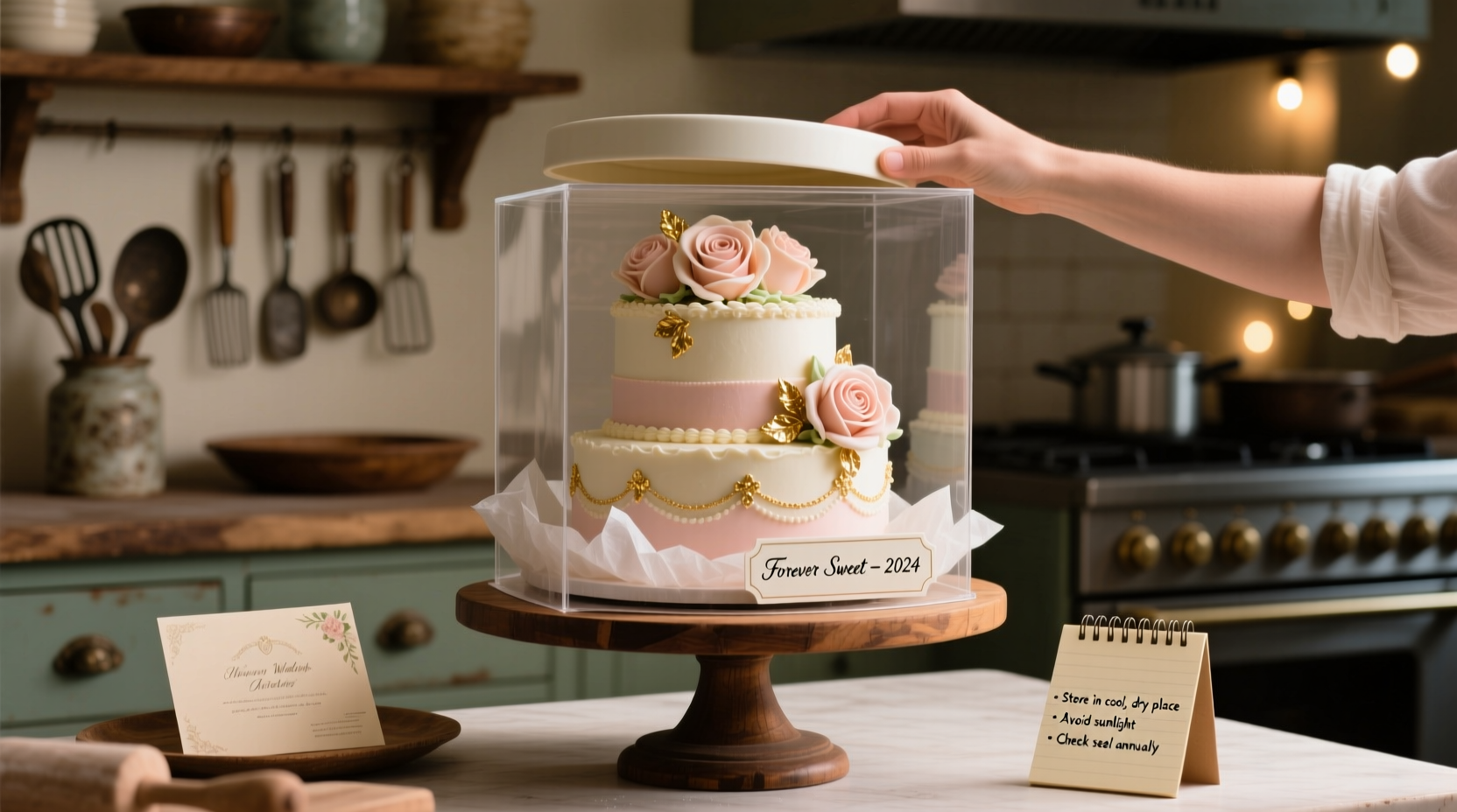 how to preserve wedding cake