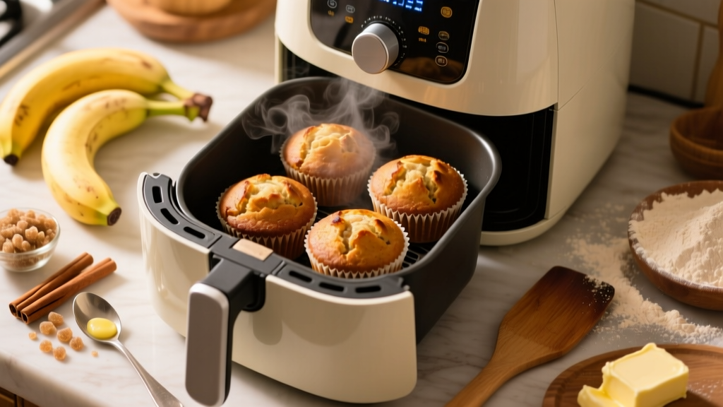 Air Fryer Banana Bread Muffins: Crispy & Moist