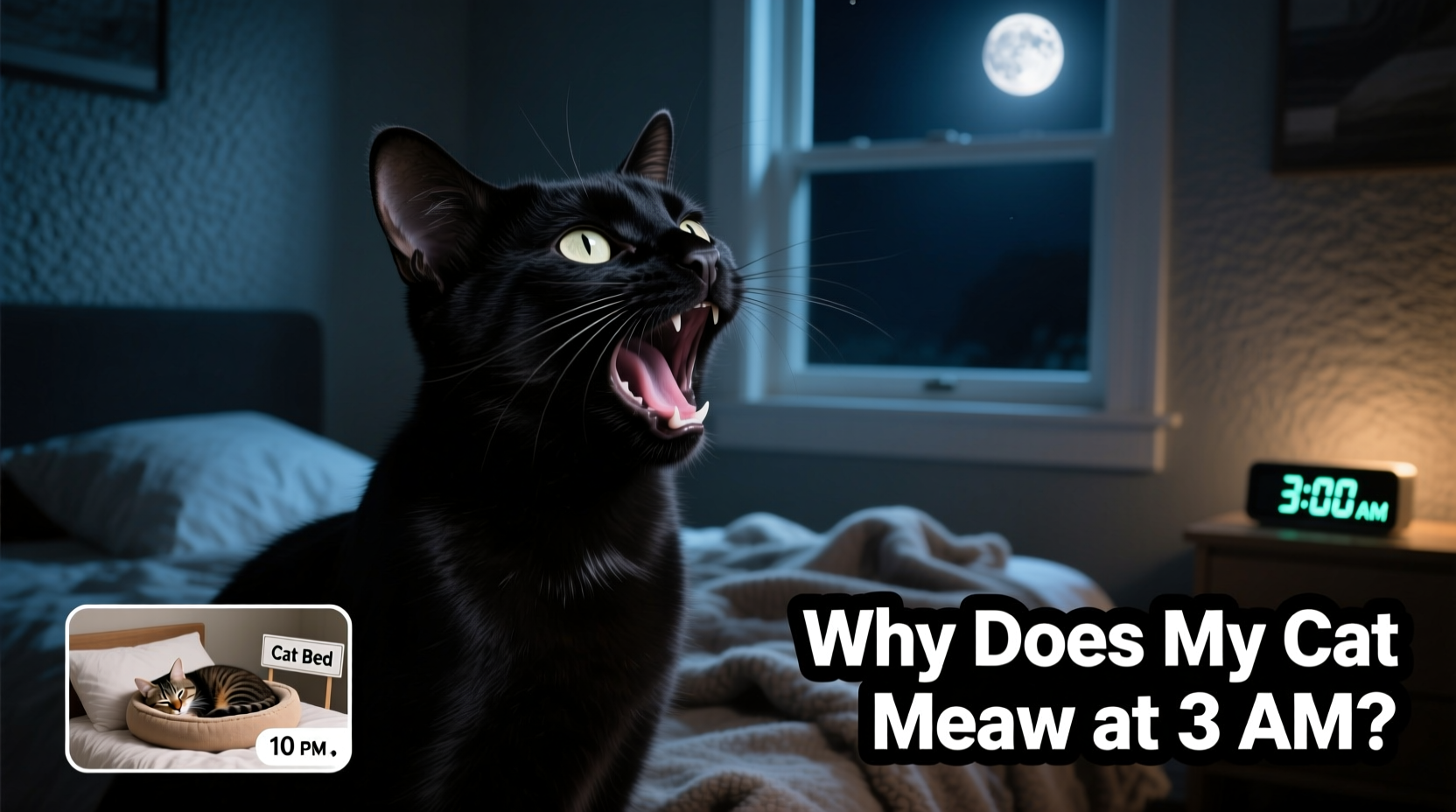 Why Does My Cat Meow Loudly At 3am And How To Stop The Night Yowling - Why Is My Cat Meowing So Loudly At 5 Am Every Night