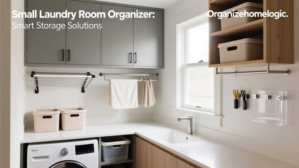 Small Laundry Room Organizer: Smart Storage Solutions
