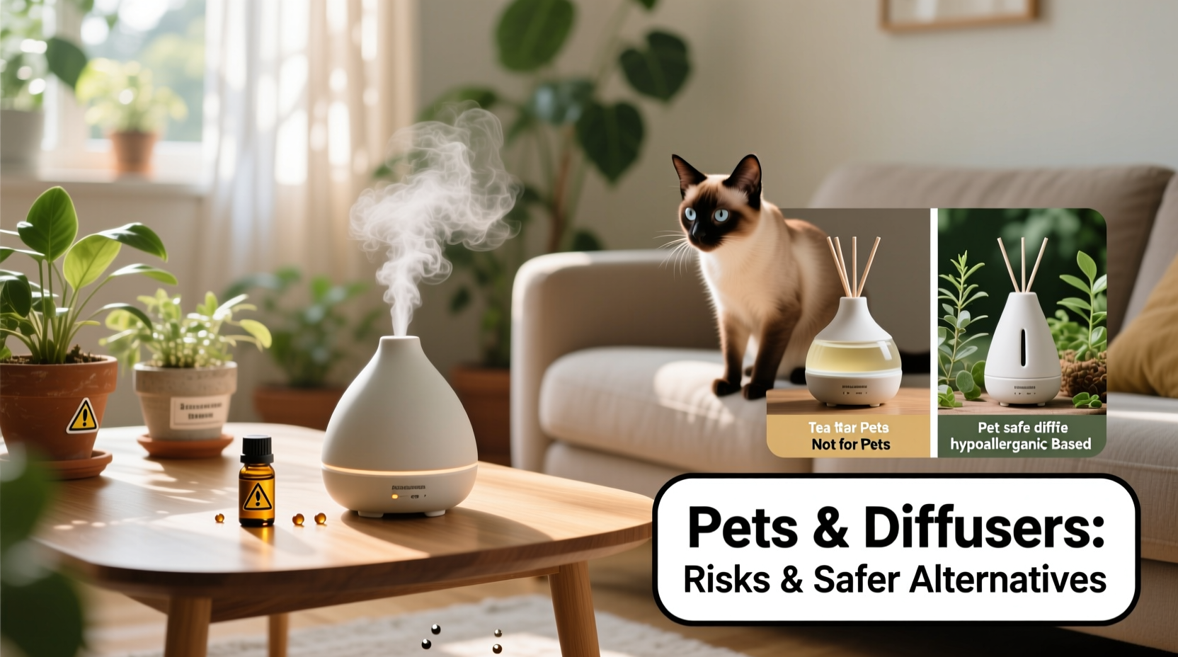 are fragrance diffusers safe around pets risks and alternatives