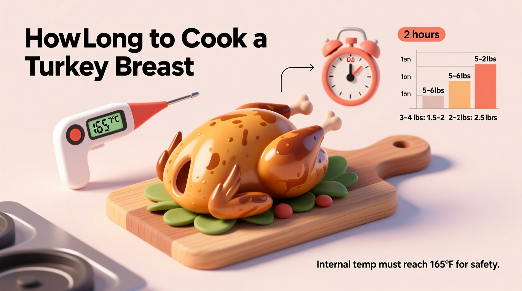 how long does it take to cook a turkey breast