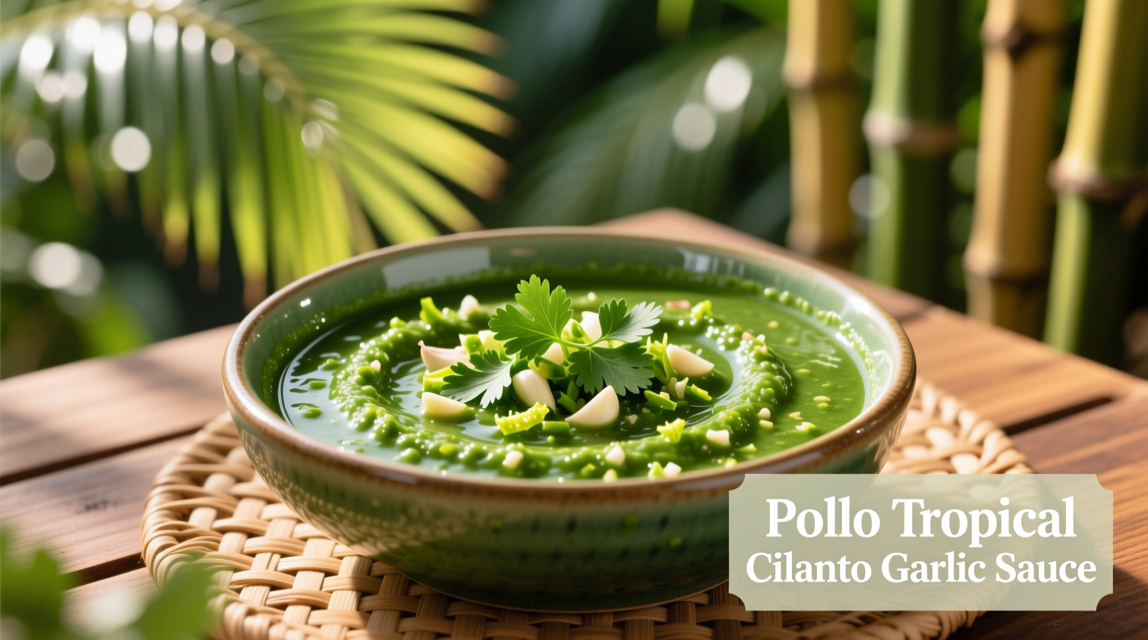 Authentic Pollo Tropical Cilantro Garlic Sauce Recipe at Home