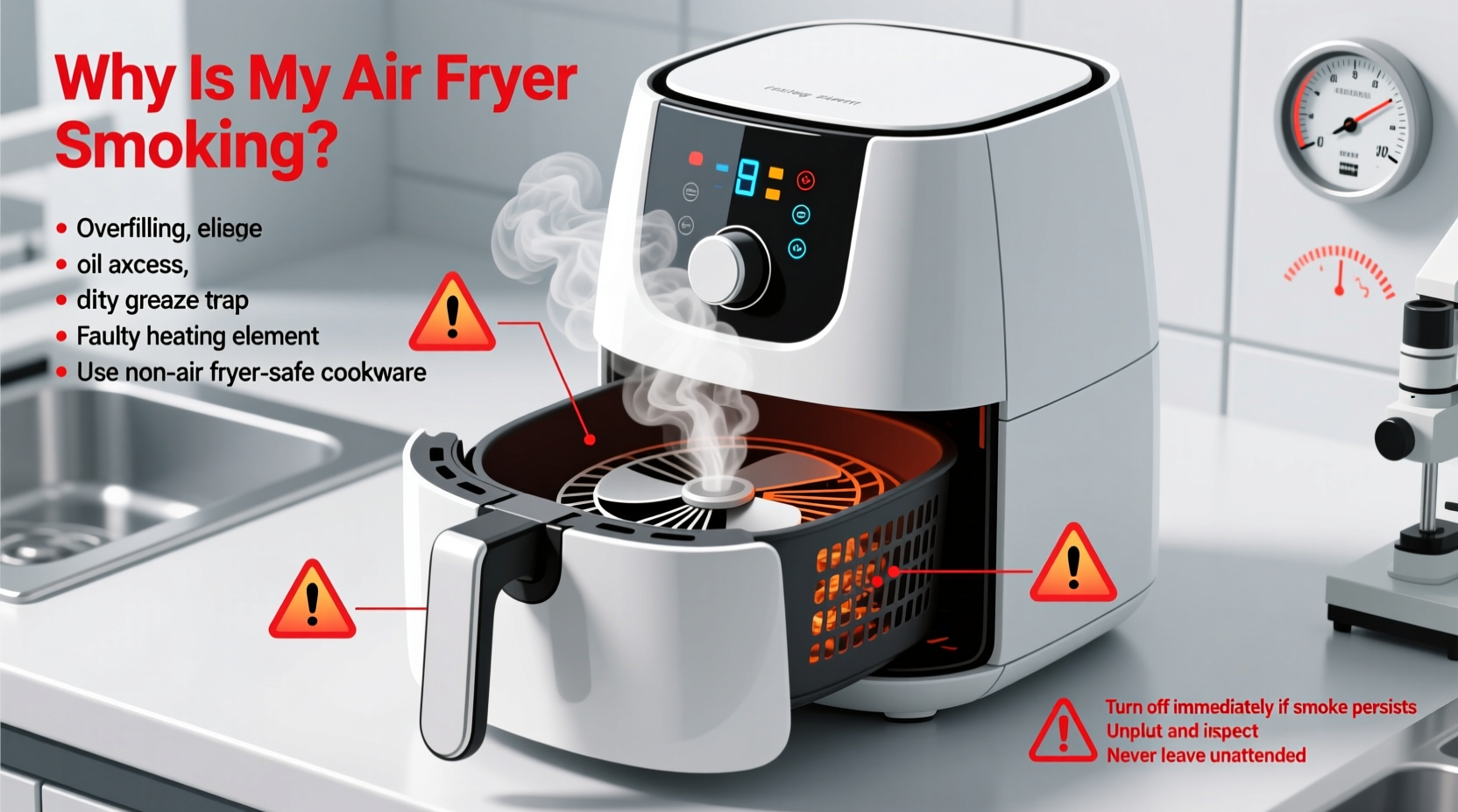 Why Is My Air Fryer Smoking And When To Worry About Safety Hazards