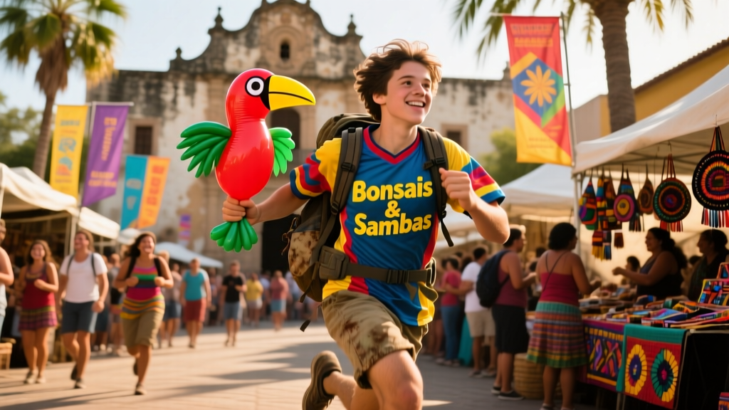 Race to the Alamo Day Three: Bonsais, Sambas, and a Backpacker’s Giveaway